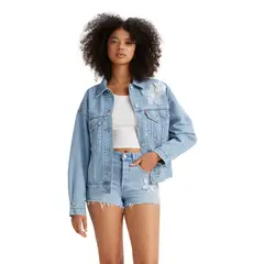 LEVIS - Chaqueta Mujer 90S Trucker Azul