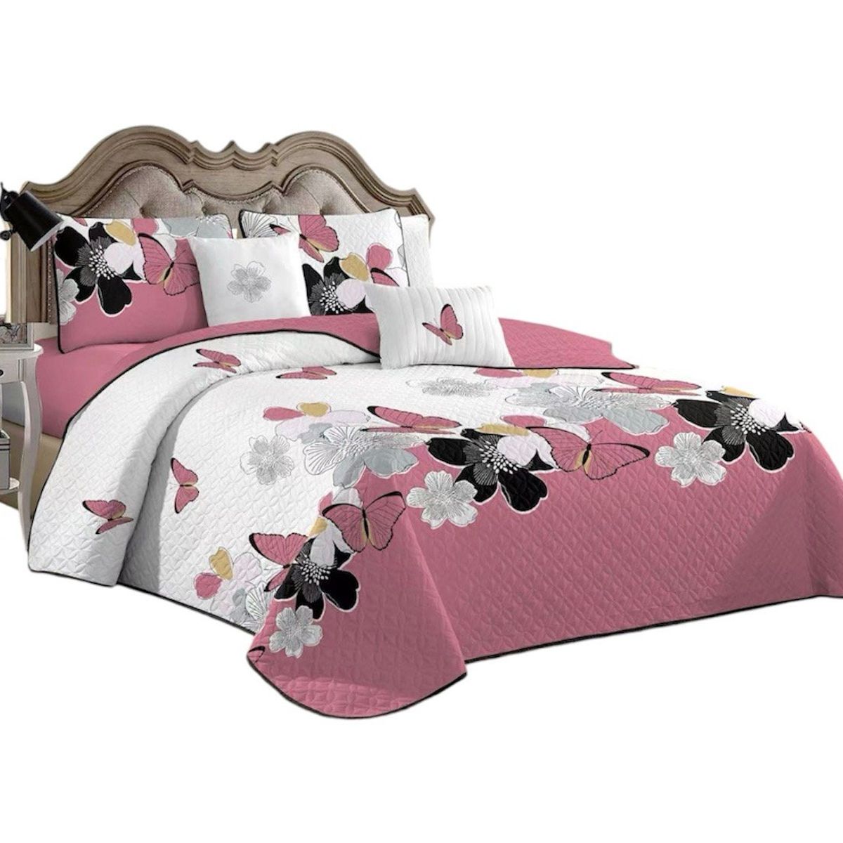 GENERICO - Cubrecama De Verano 2 Plazas + 2 Funda Hermosa A2