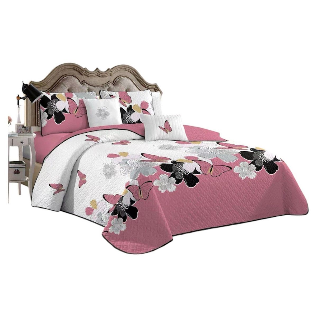 GENERICO - Cubrecama De Verano 2 Plazas + 2 Funda Hermosa A2