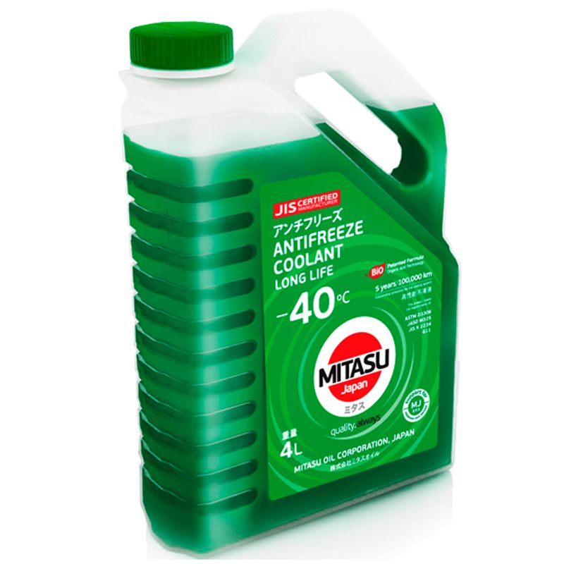 MITASU - Coolant Refrigerante Anticongelante Verde 4L