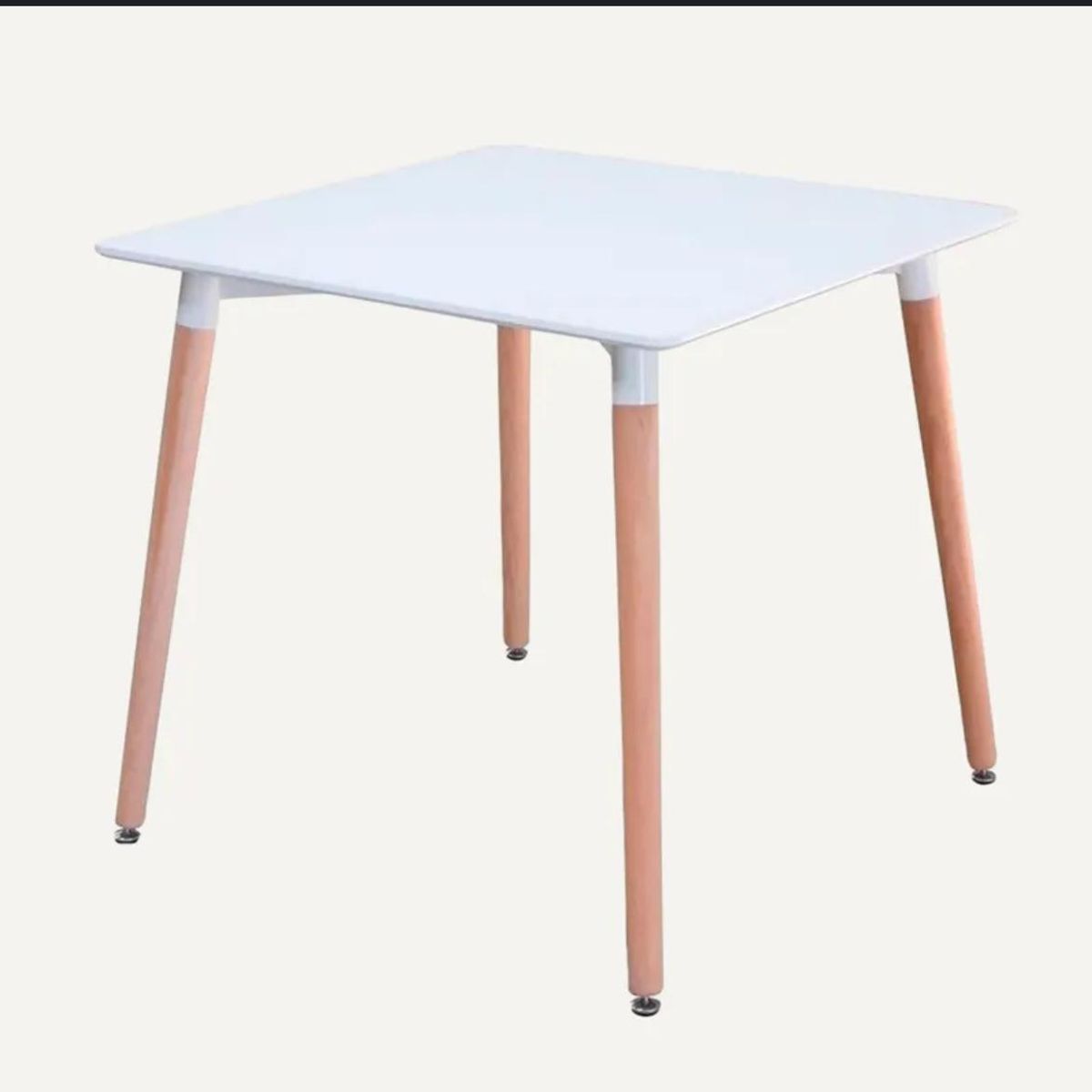 HABITA2 CHILE - Mesa MDF Cuadrada Blanca 80x80 cm