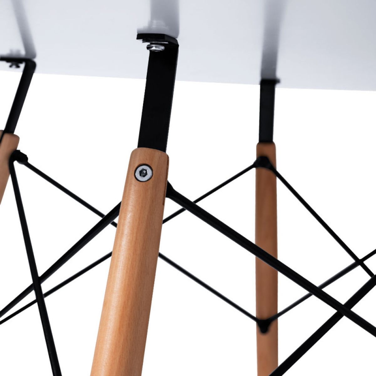 HABITA2 CHILE - Mesa de comedor Eames 80 cm - Blanca