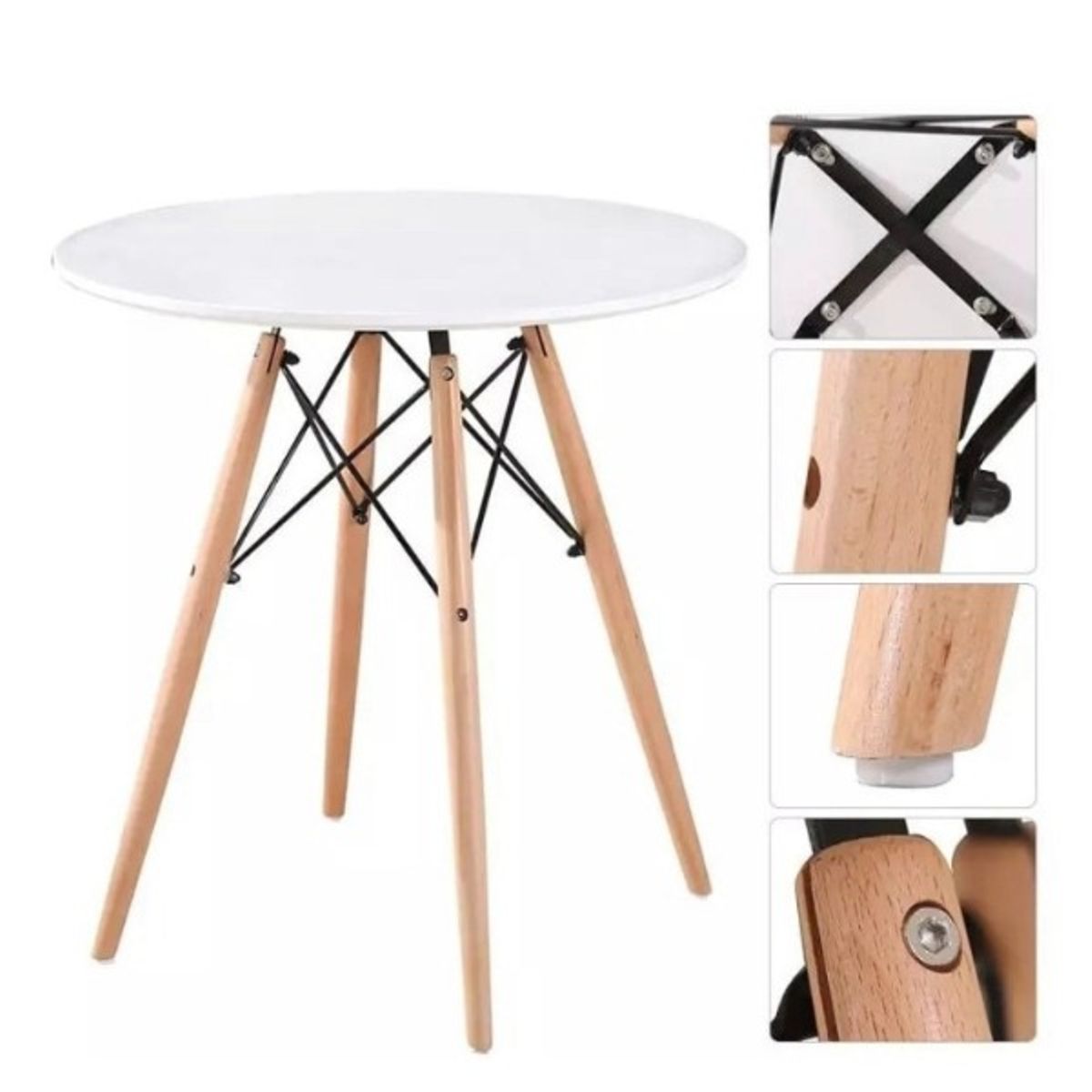 HABITA2 CHILE - Mesa de comedor Eames 120cm - Blanca