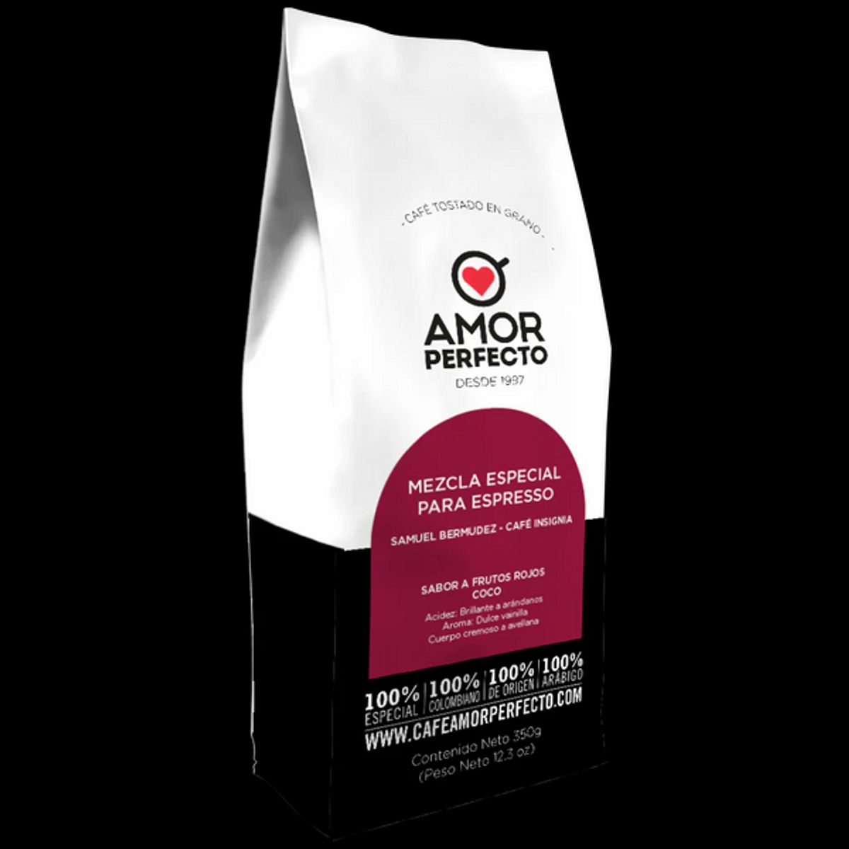 AMOR PERFECTO - Cafe en Grano Amor Perfecto Mezcla Especial para Espresso 350g