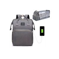 Bolso Mochila Cuna Plegable Impermeable Multifuncional