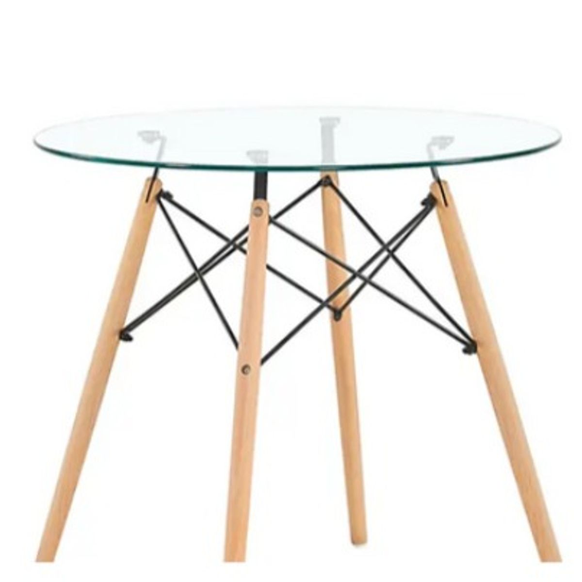 HABITA2 CHILE - Mesa de comedor Eames 120 cm -Vidrio