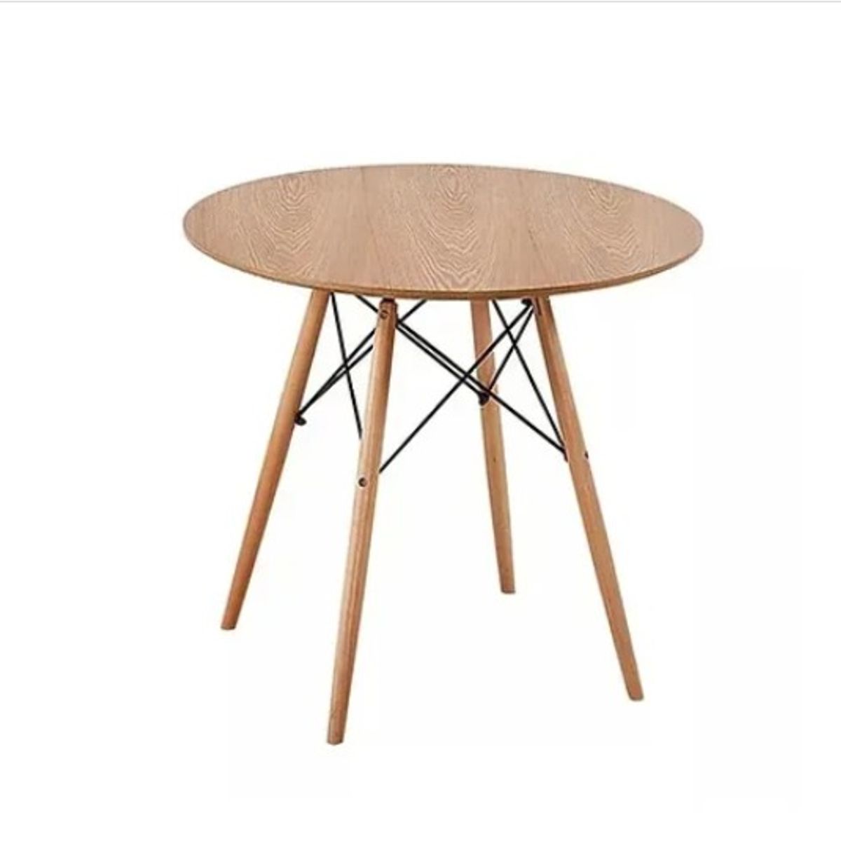 HABITA2 CHILE - Mesa de comedor Eames 100 cm - Cubierta de Madera