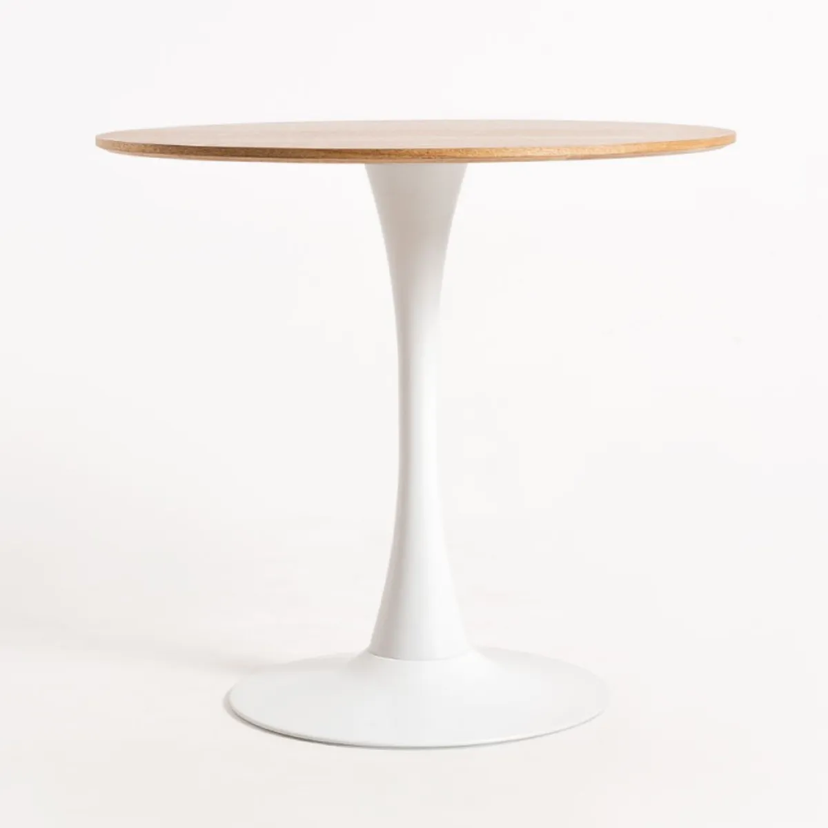 HABITA2 CHILE - Mesa de comedor Tulip 100 cm - Cubierta de Madera