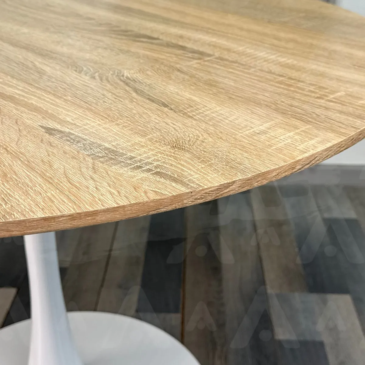 HABITA2 CHILE - Mesa de comedor Tulip 80cm - Cubierta de Madera
