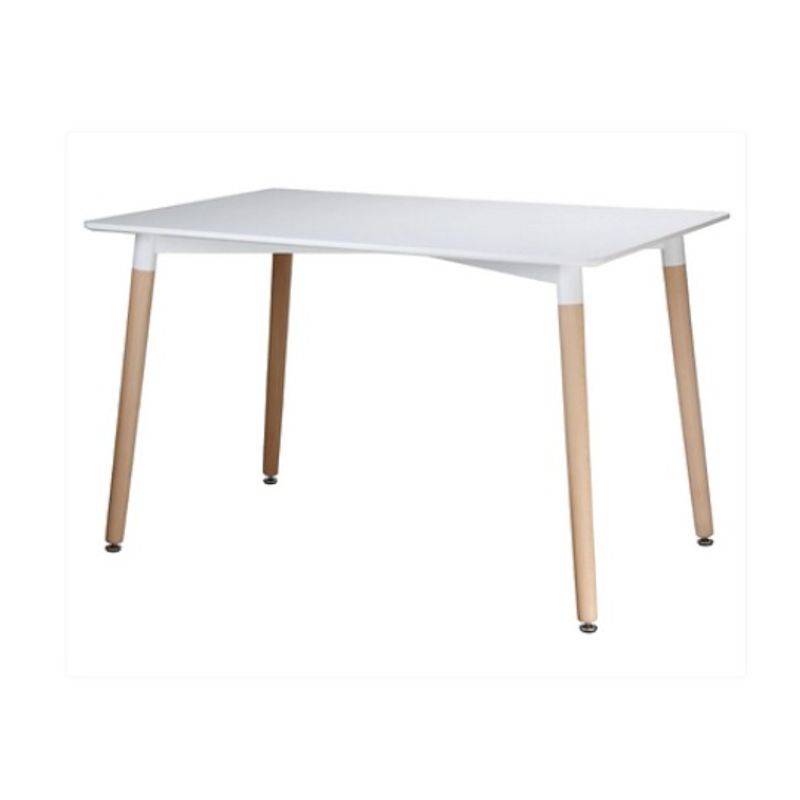 HABITA2 CHILE - Mesa MDF Rectangular Blanca 120x80 cm