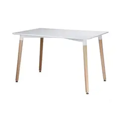 HABITA2 CHILE - Mesa MDF Rectangular Blanca 120x80 cm