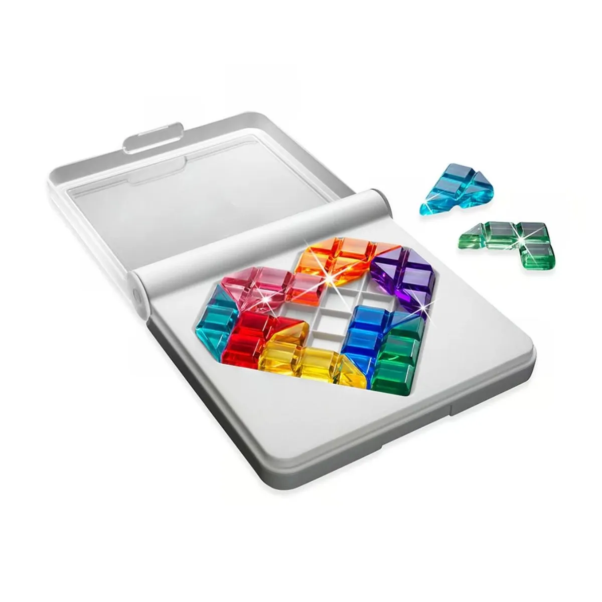 GENERICO - IQ Games Love Corazón Puzzle Encaje 120 Desafíos