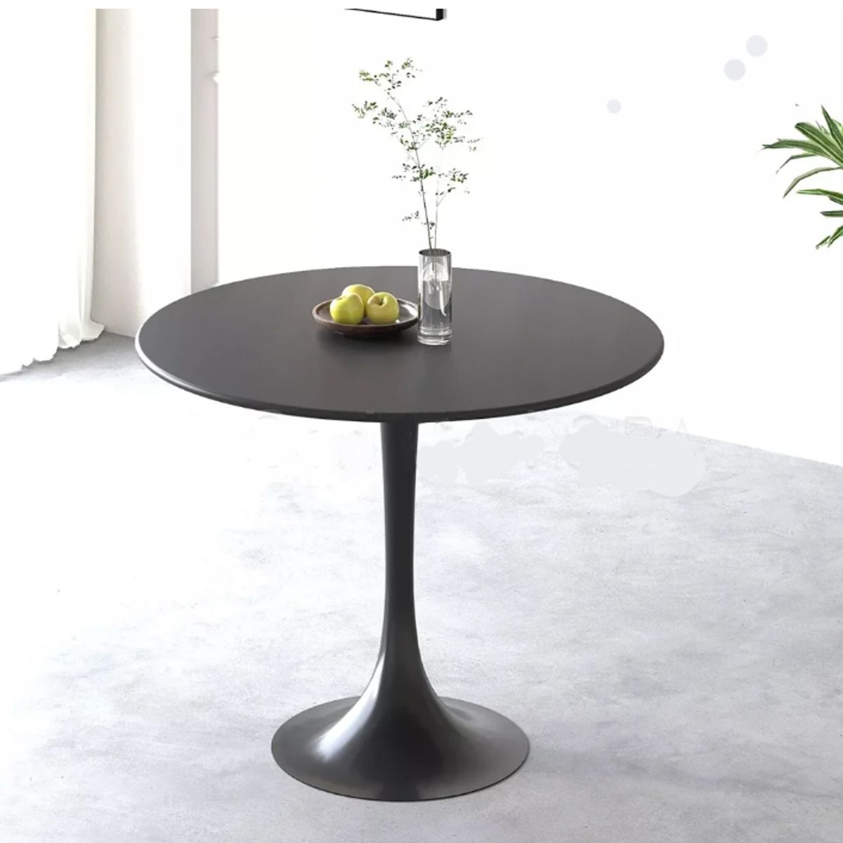 ARTIHOGAR - Mesa Tulip De Luxe  80 cm Diámetro Negro