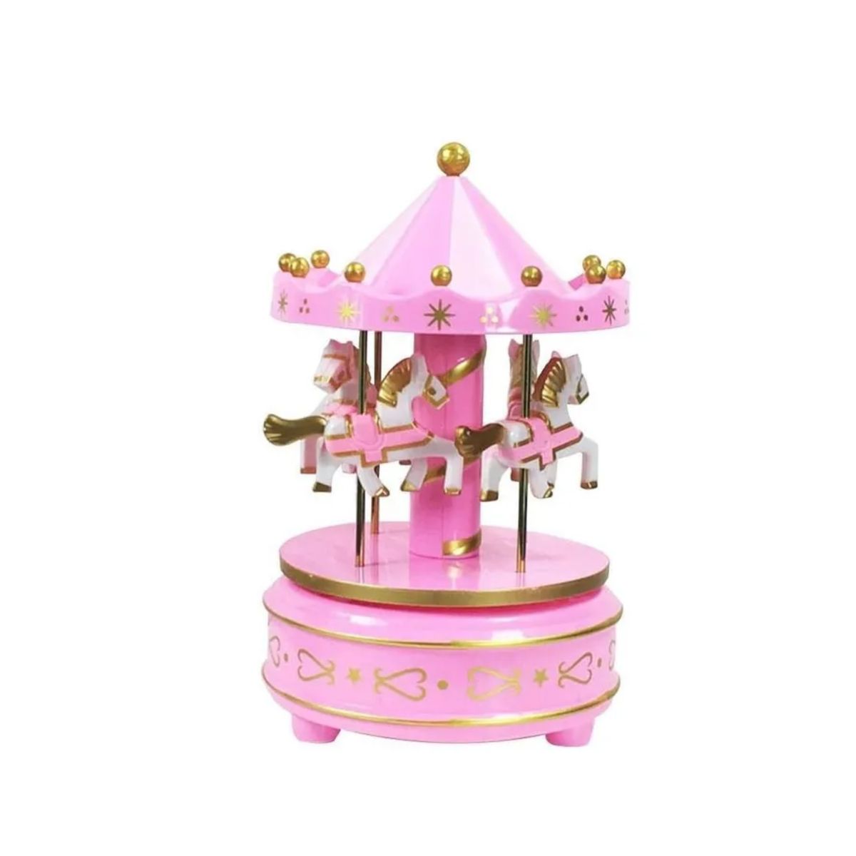 GENERICO - Caja Musical Diseño Carrusel Giratorio Música