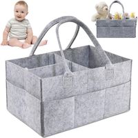 Organizador De Pañales Fieltro Portátil Bolsa Juguetes