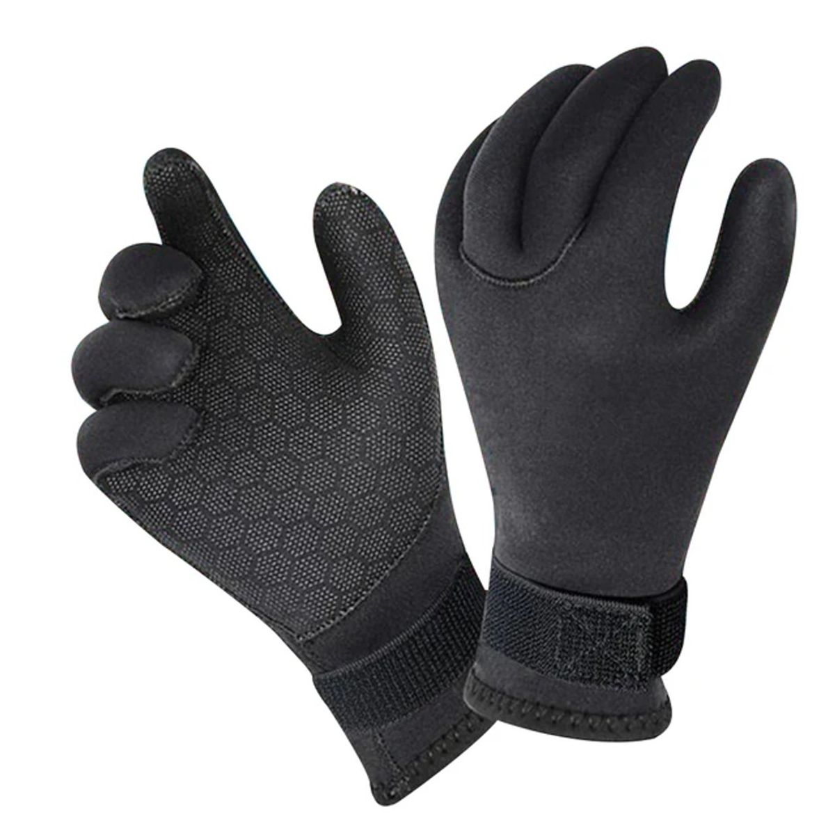 GENERICO - Guantes Neopreno 3mm Buceo Calido Ajustable Resistente - S