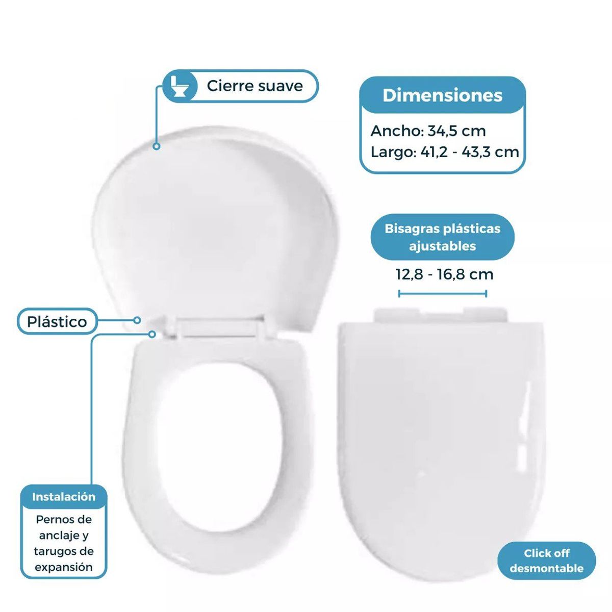 KUANGYE - Tapa Asiento Euro Eco Soft Close