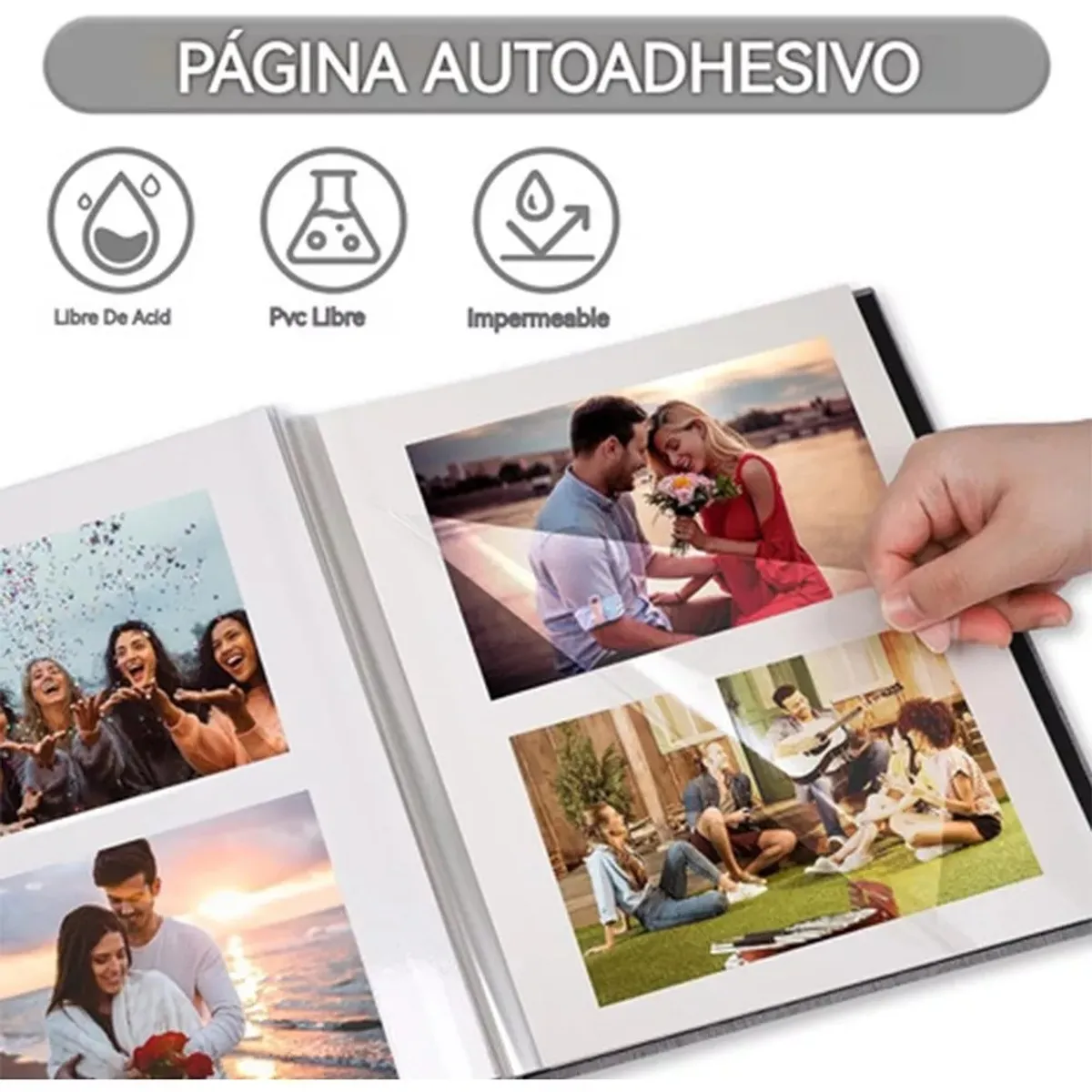 KUANGYE - Álbumes Autoadhesivos Con Páginas Interiores