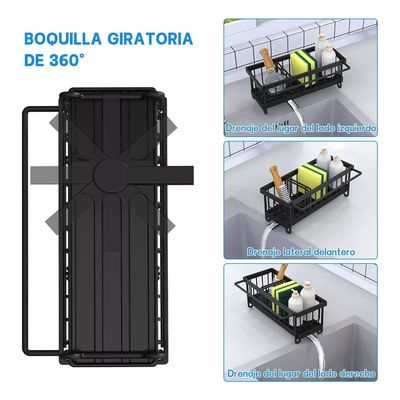 Imagen 2 del producto Escurridor De Cubiertos De Cocina Drenaje Automátic De Trapo