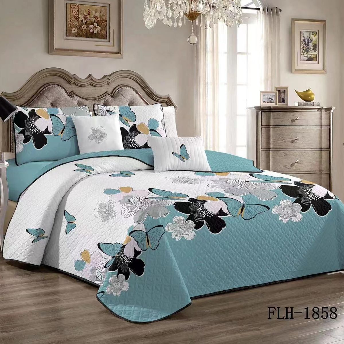 GENERICO - Cubrecama Quilt De Verano 2 Plazas Lindos Diseños