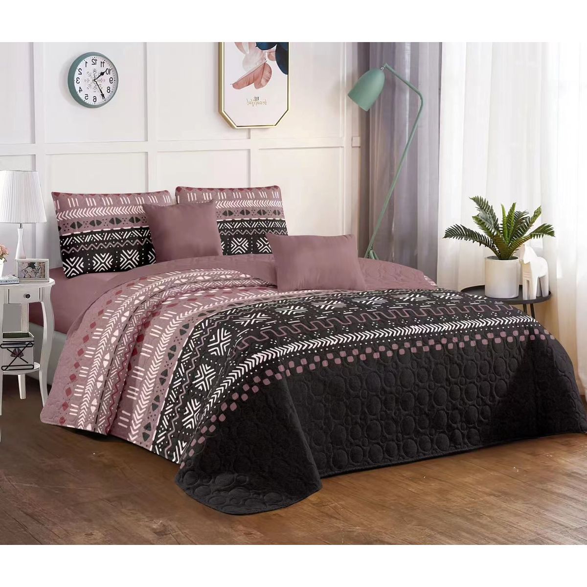 GENERICO - Cubrecama Quilt De Verano 2 Plazas Lindos Diseños