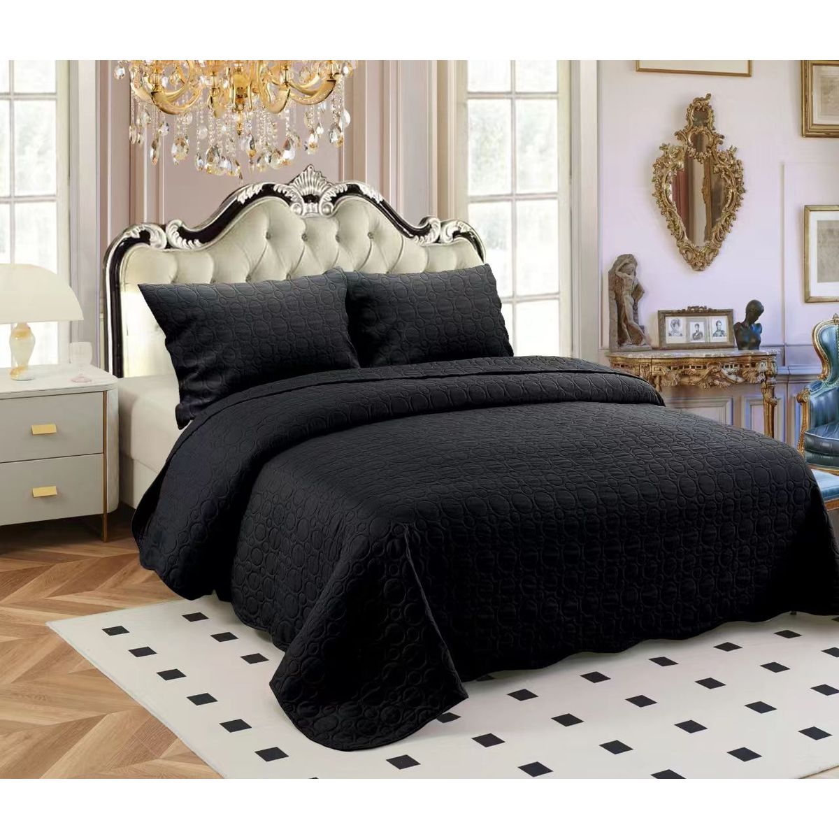 GENERICO - Cubrecama Quilt De Verano Cobertor Plaza Y Media +1 Funda