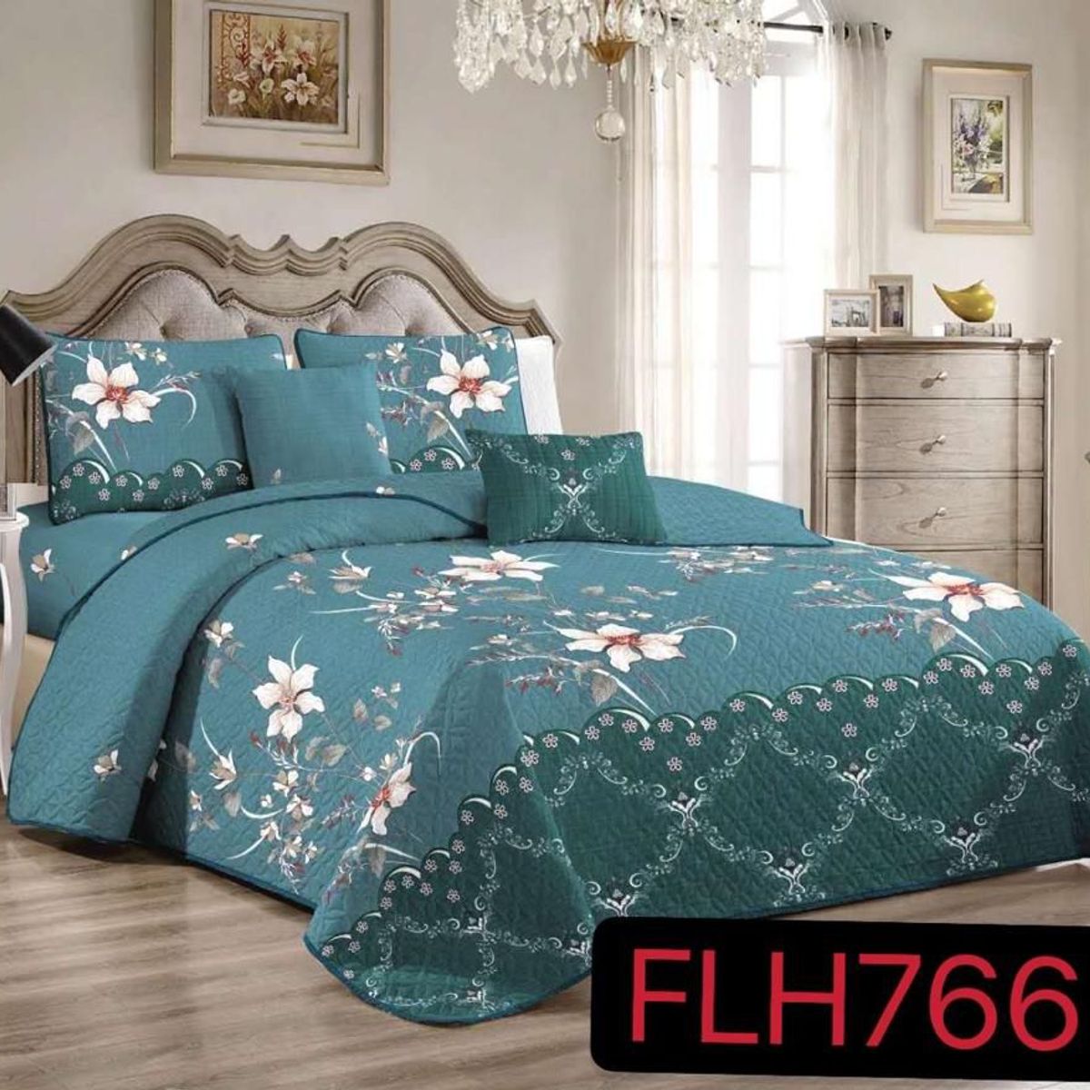 GENERICO - Cubrecama Quilt De Verano Cobertor Plaza Y Media +1 Funda