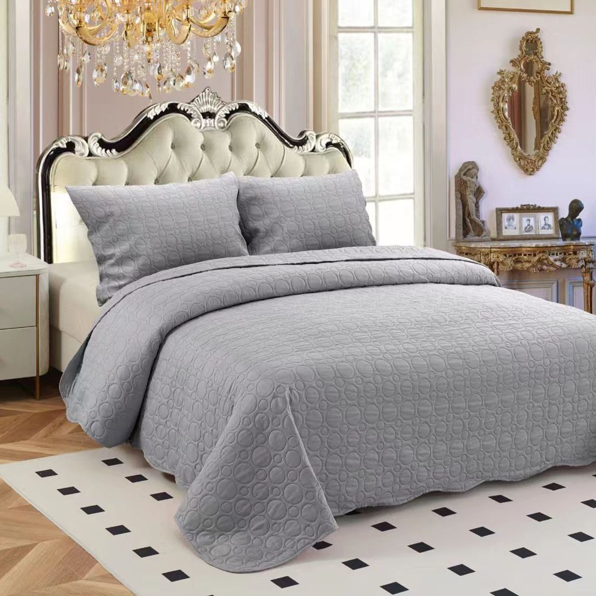 GENERICO - Cubrecama Quilt De Verano Cobertor king 2 Plazas y Media