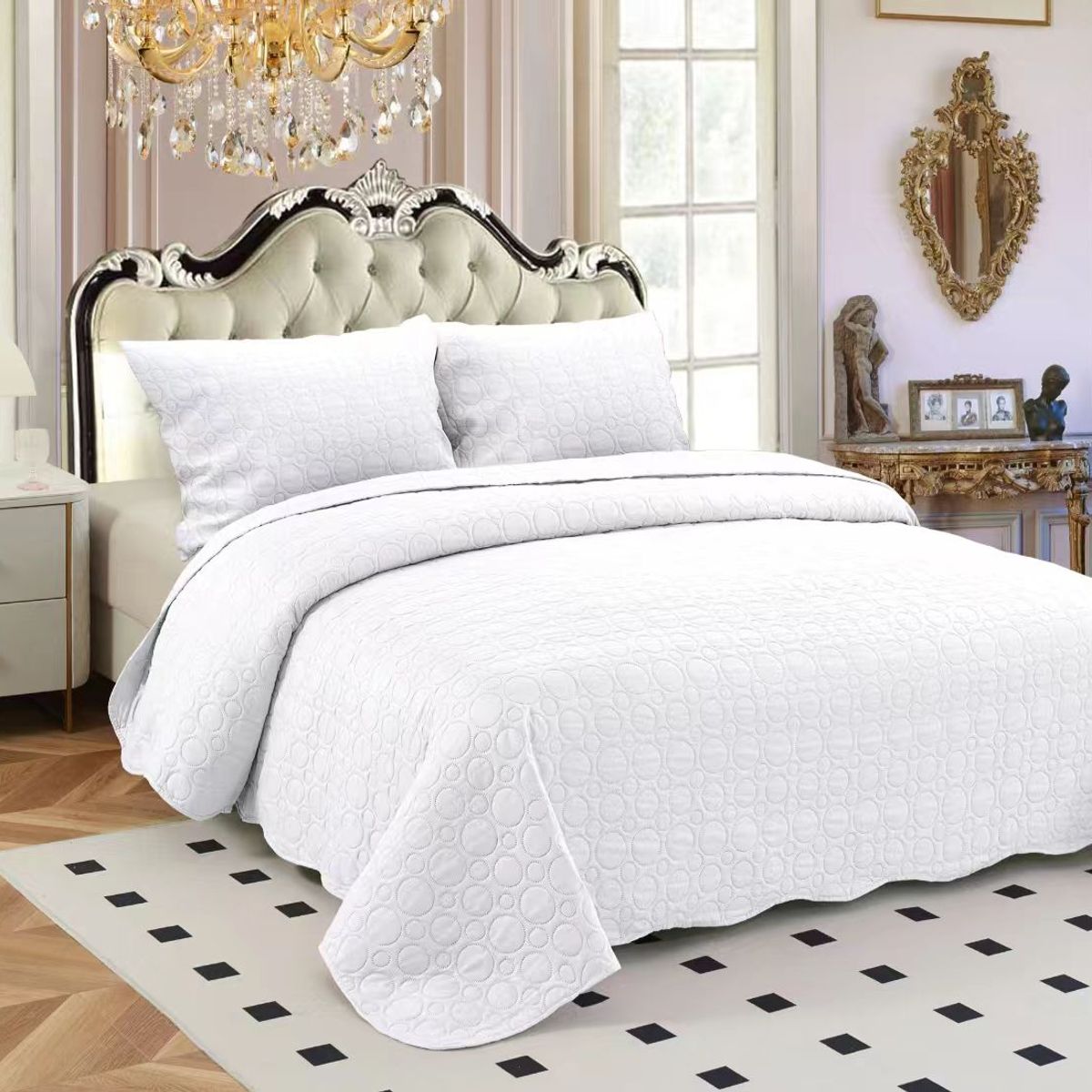 GENERICO - Cubrecama Quilt De Verano Cobertor king 2 Plazas y Media