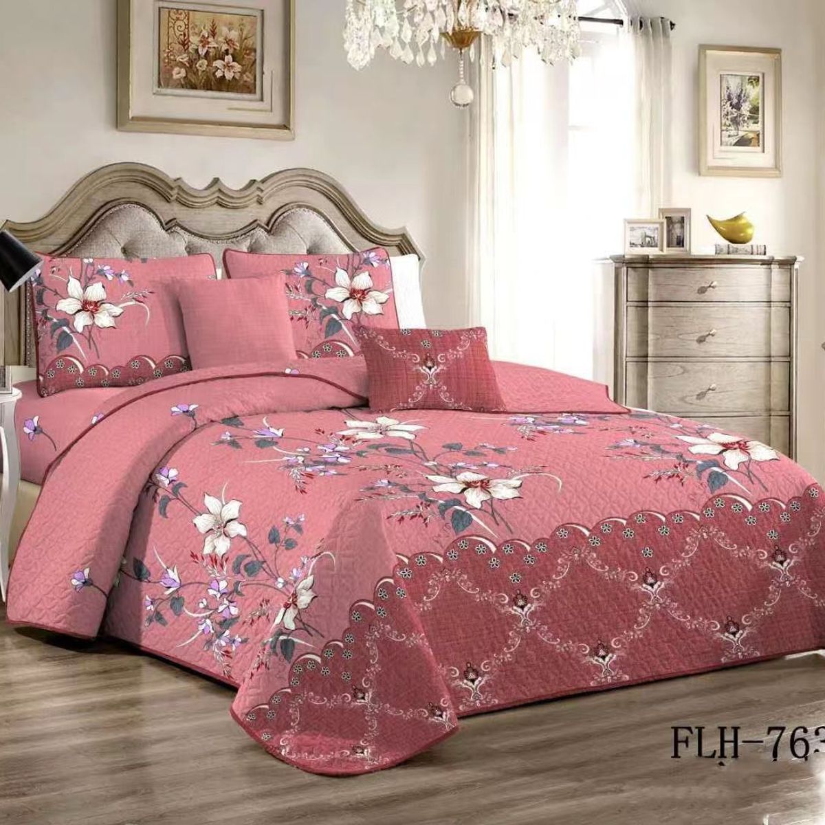 GENERICO - Cubrecama Quilt De Verano Cobertor king 2 Plazas y Media