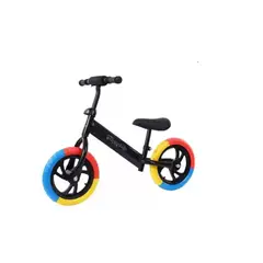 GENERICO - Bicicleta Equilibrio Para Niño Y Niña Aro 12 Black Colores