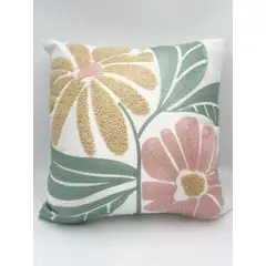 GENERICO - Fundas para Cojines Bordados (02 Unidades), Medidas 45 x 45 cm. TL01