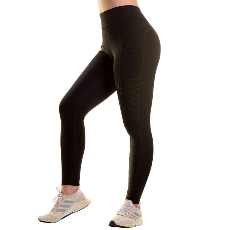 MPROPIA - Calza Deportiva Mujer Gym Tiro Alto Lycra con Bolsillo 016