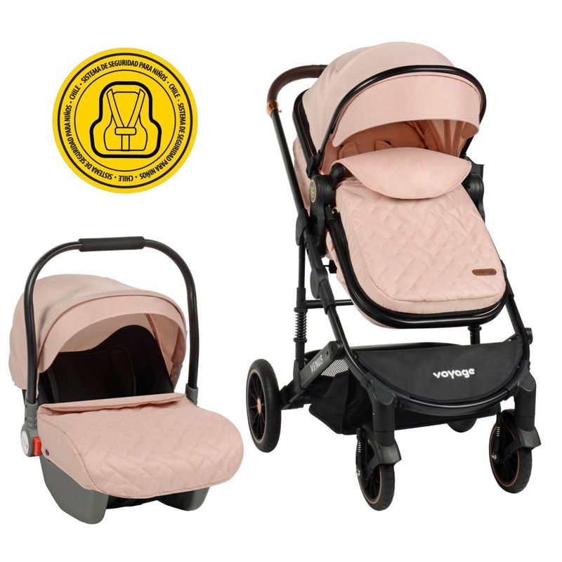 VOYAGE - Coche Travel System Venus Kaki 2 en 1