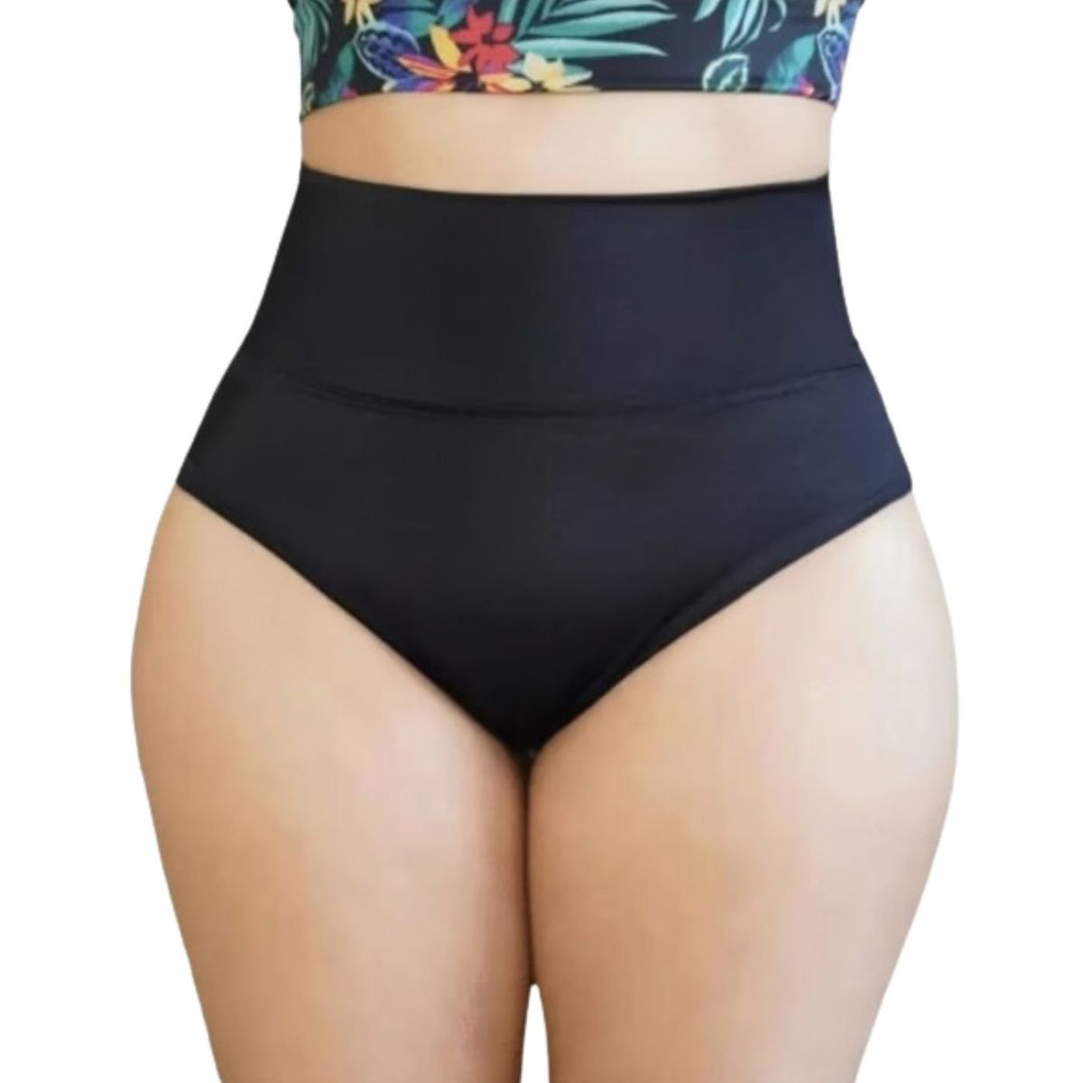 LIKE SHOP - Traje de Baño Mujer Bikini Modelador Semi Colaless Tiro Extra Alto 301