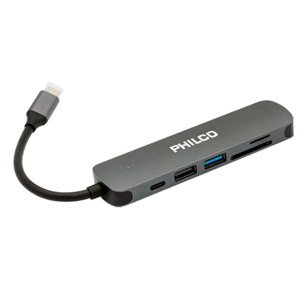PHILCO - ADAPTADOR 6 EN 1 HUB TIPO C A HDMI + USB 30