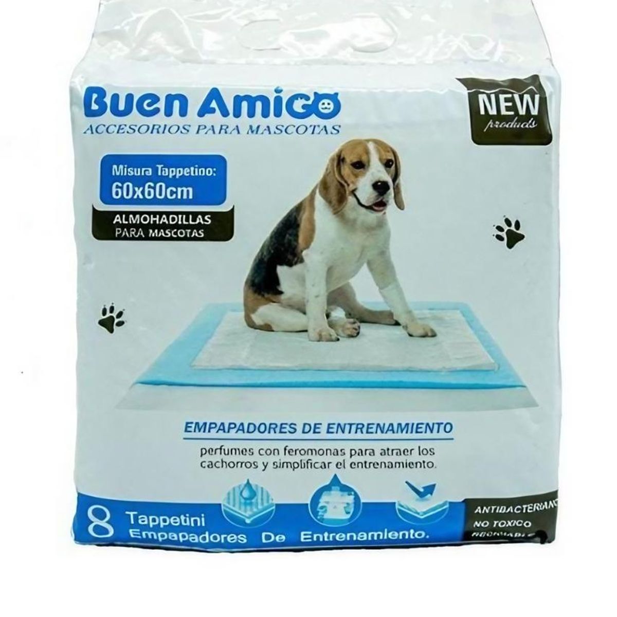 GENERICO - Sabanillas Entrenamiento para Perros 8 Unidades 60x60