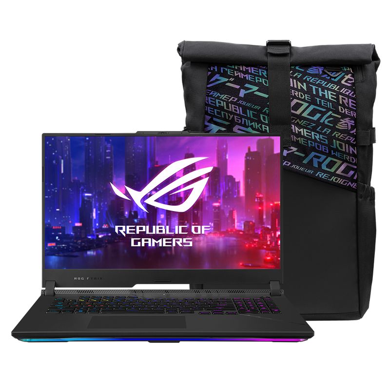 ASUS - Notebook Gamer Asus Rog Scar 17 Ryzen 9 16gb 2tb Ssd 17.3