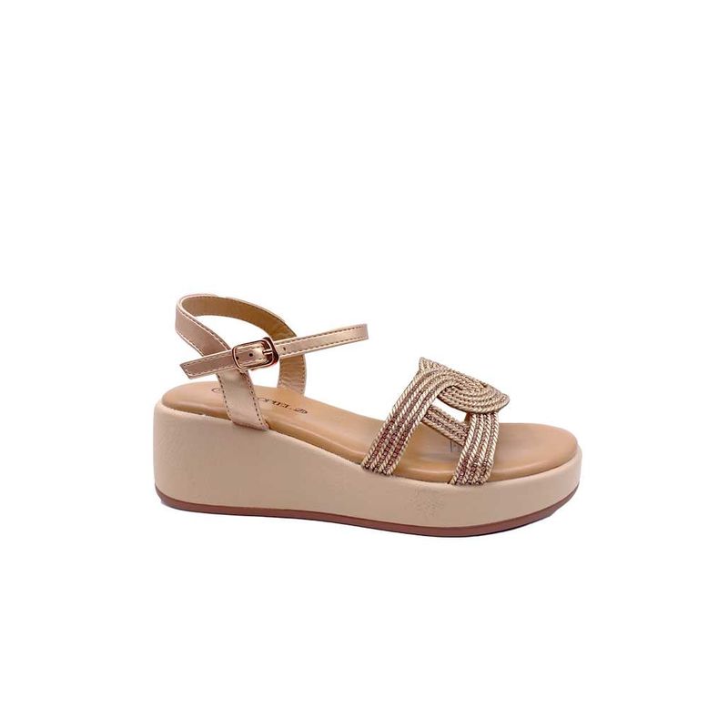 TODOPIEL - Sandalia Mujer Beige ZB025 Todopiel
