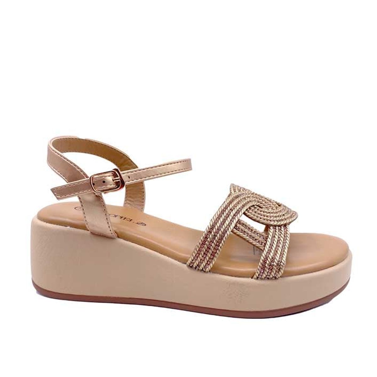 TODOPIEL - Sandalia Mujer Beige ZB025 Todopiel