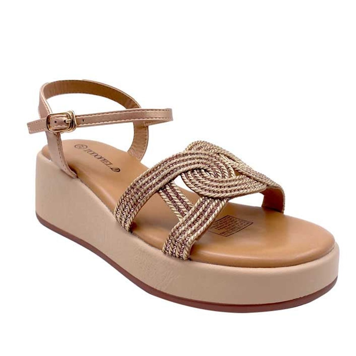 TODOPIEL - Sandalia Mujer Beige ZB025 Todopiel