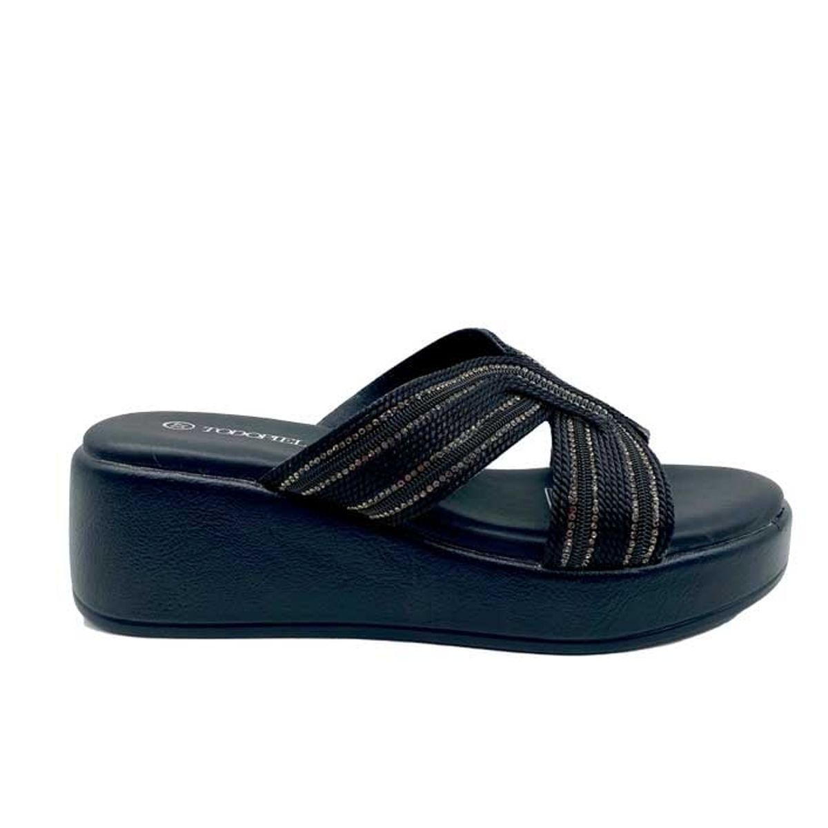 TODOPIEL - Sandalia Mujer Negro ZB026 Todopiel