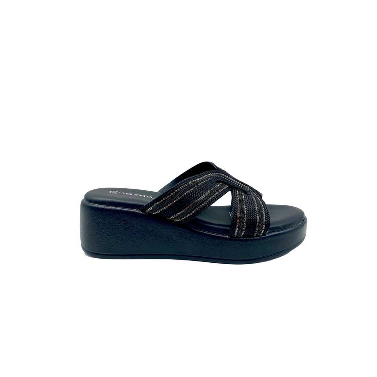 TODOPIEL - Sandalia Mujer Negro ZB026 Todopiel