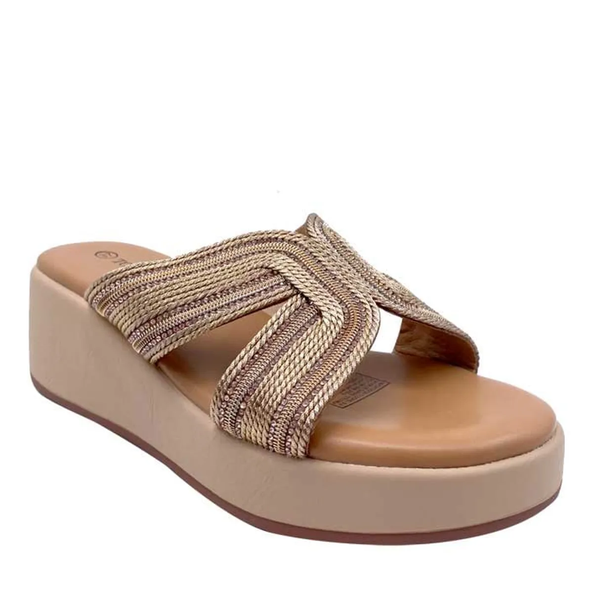 TODOPIEL - Sandalia Mujer Beige ZB026 Todopiel