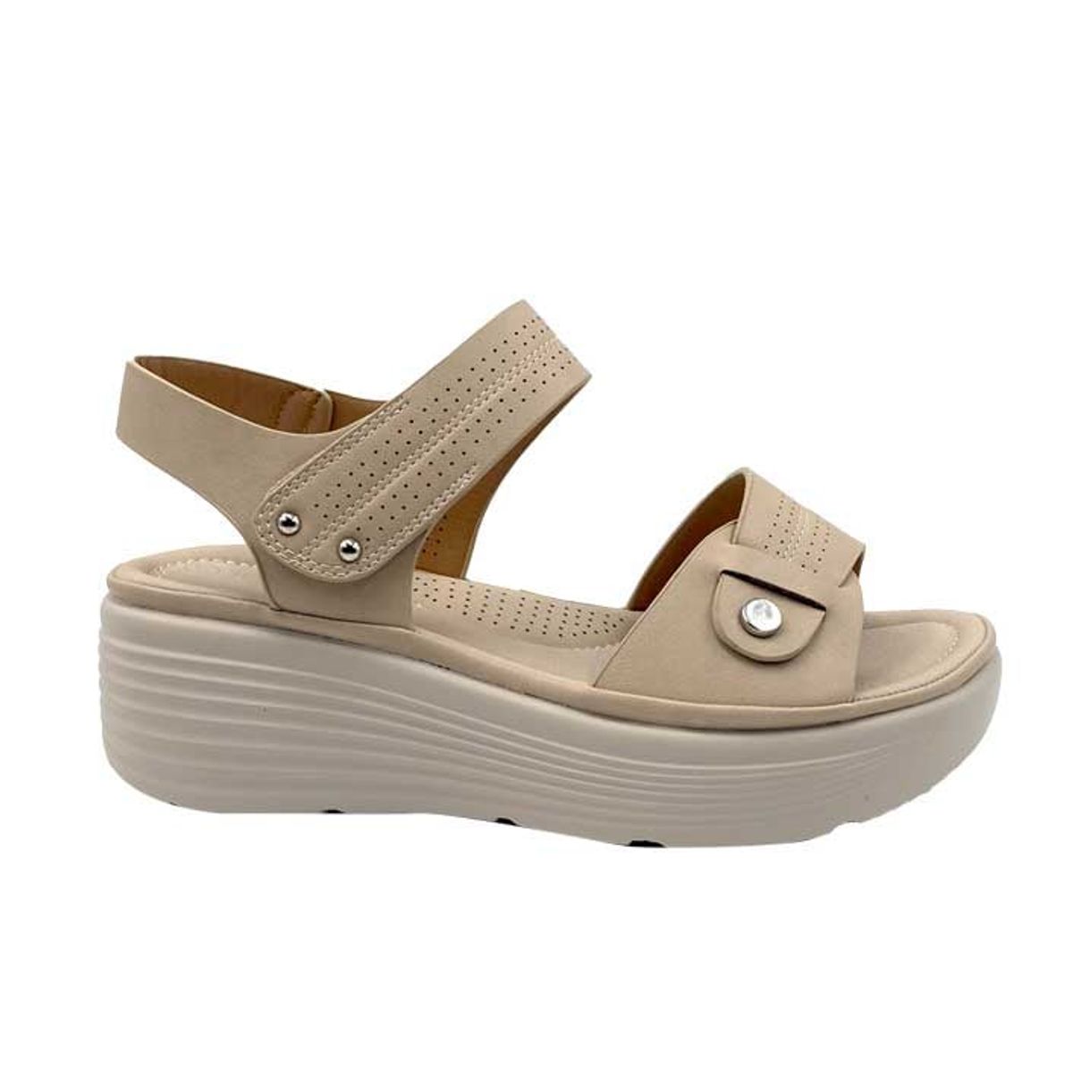 TODOPIEL - Sandalia Mujer Beige ZB027 Todopiel