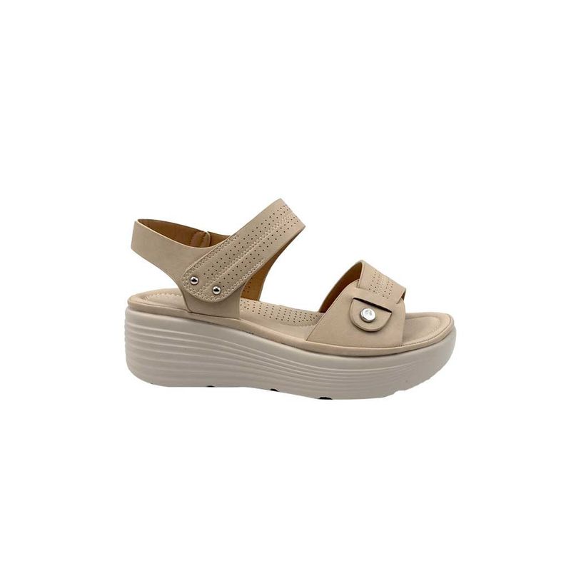TODOPIEL - Sandalia Mujer Beige ZB027 Todopiel