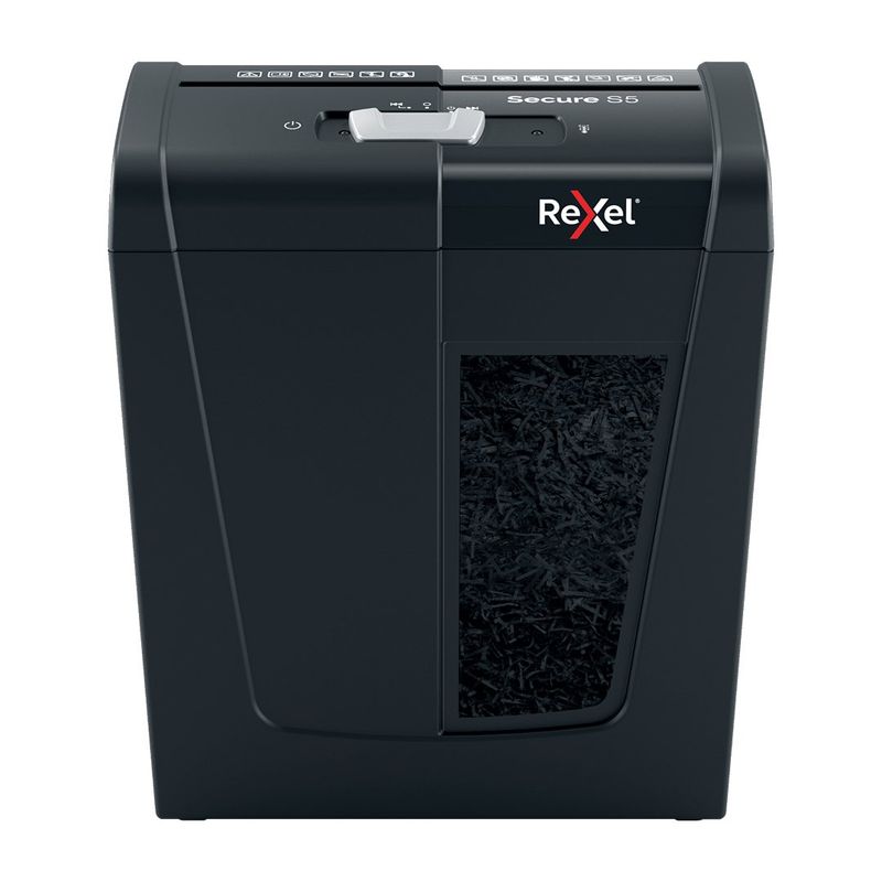 REXEL - Trituradora Rexel Secure S5 Tira 6mm P2 5 Hojas 10L