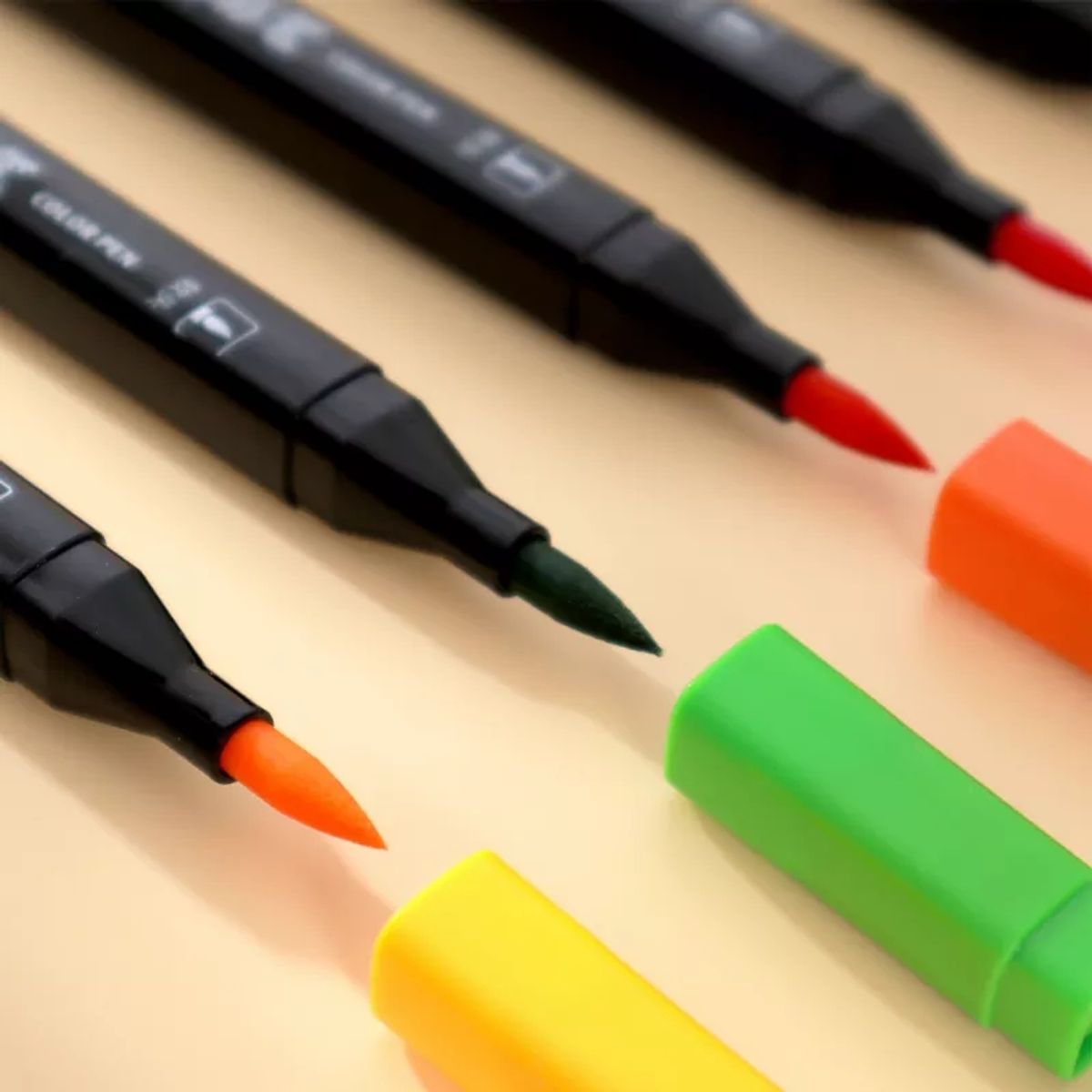 GENERICO - Lapices Punta pincel 36 colores doble punta