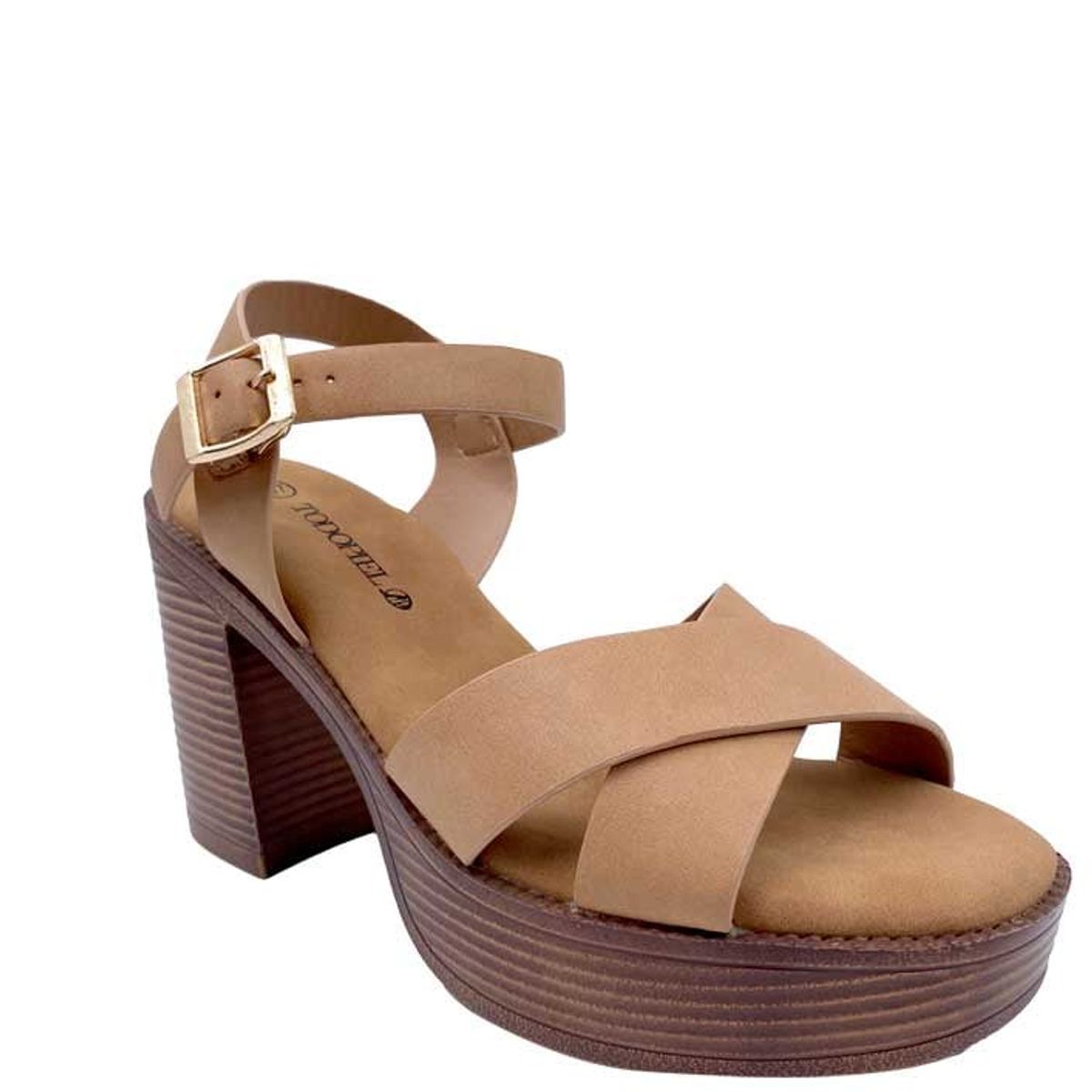 TODOPIEL - Sandalia Mujer Beige ZB031 Todopiel