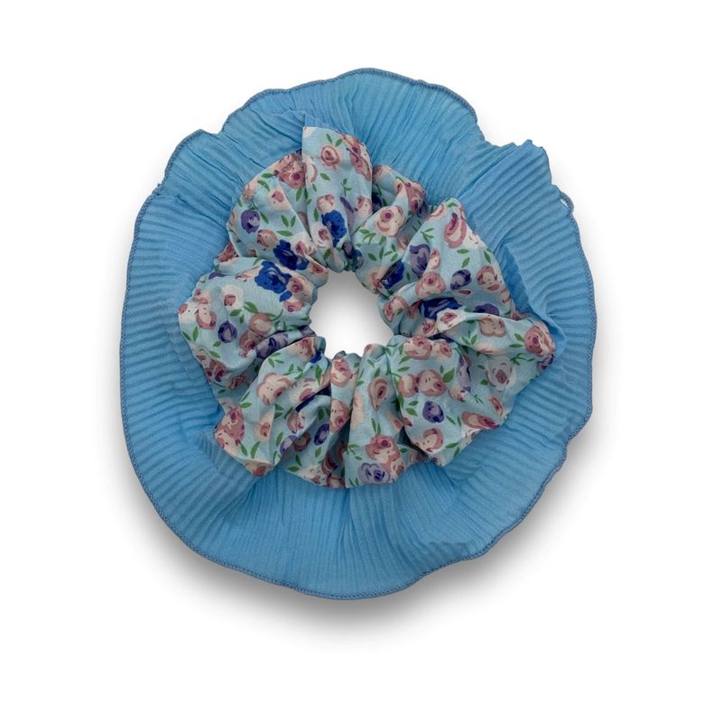 EDEN - Scrunchie Tipo Rumba Simple ESTAMPADA Para El Cabello